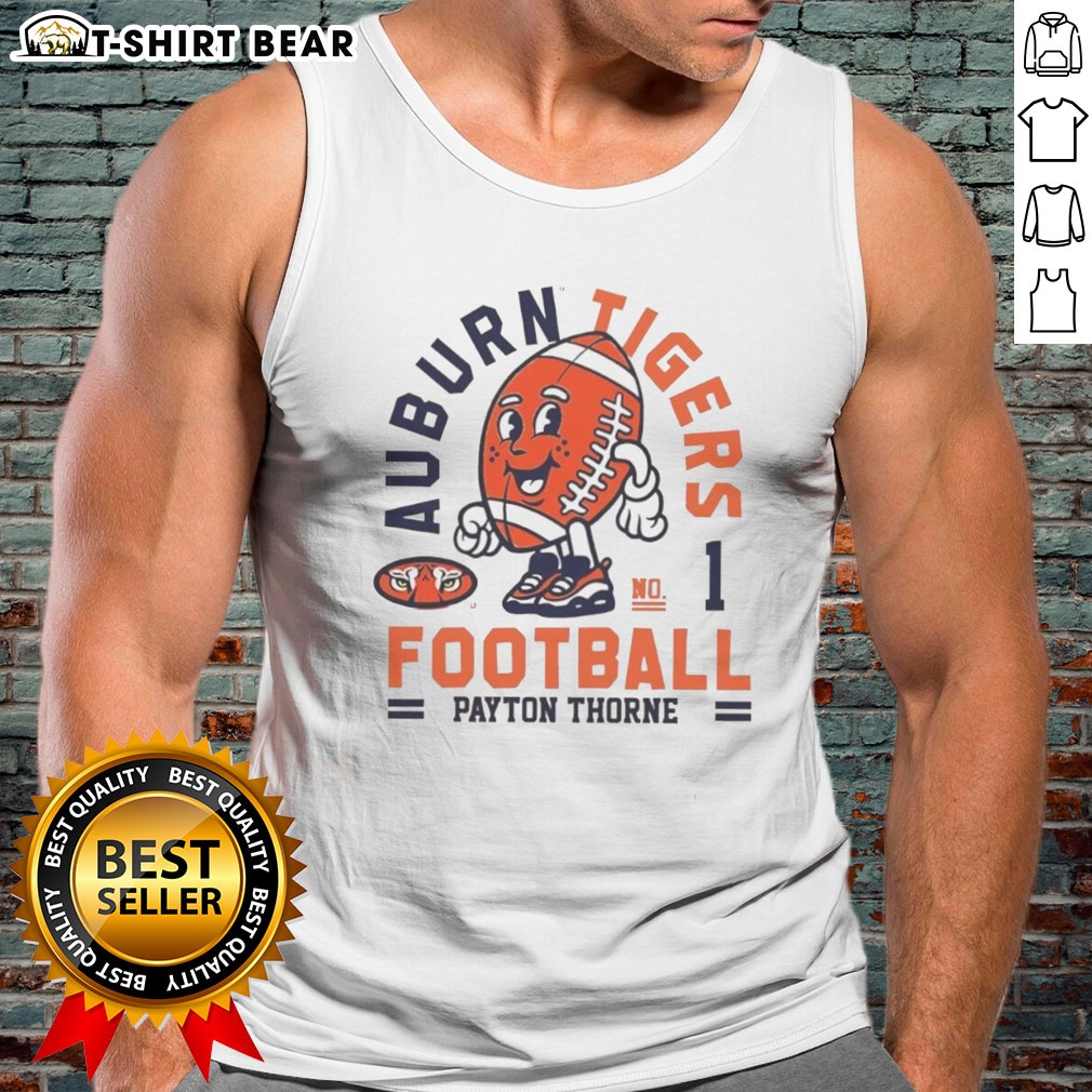 Original Payton Thorne Auburn Tigers Football No 1 Tank Top Original Payton Thorne Auburn Tigers Football No 1 Tank top featuring vibrant team colors and design.