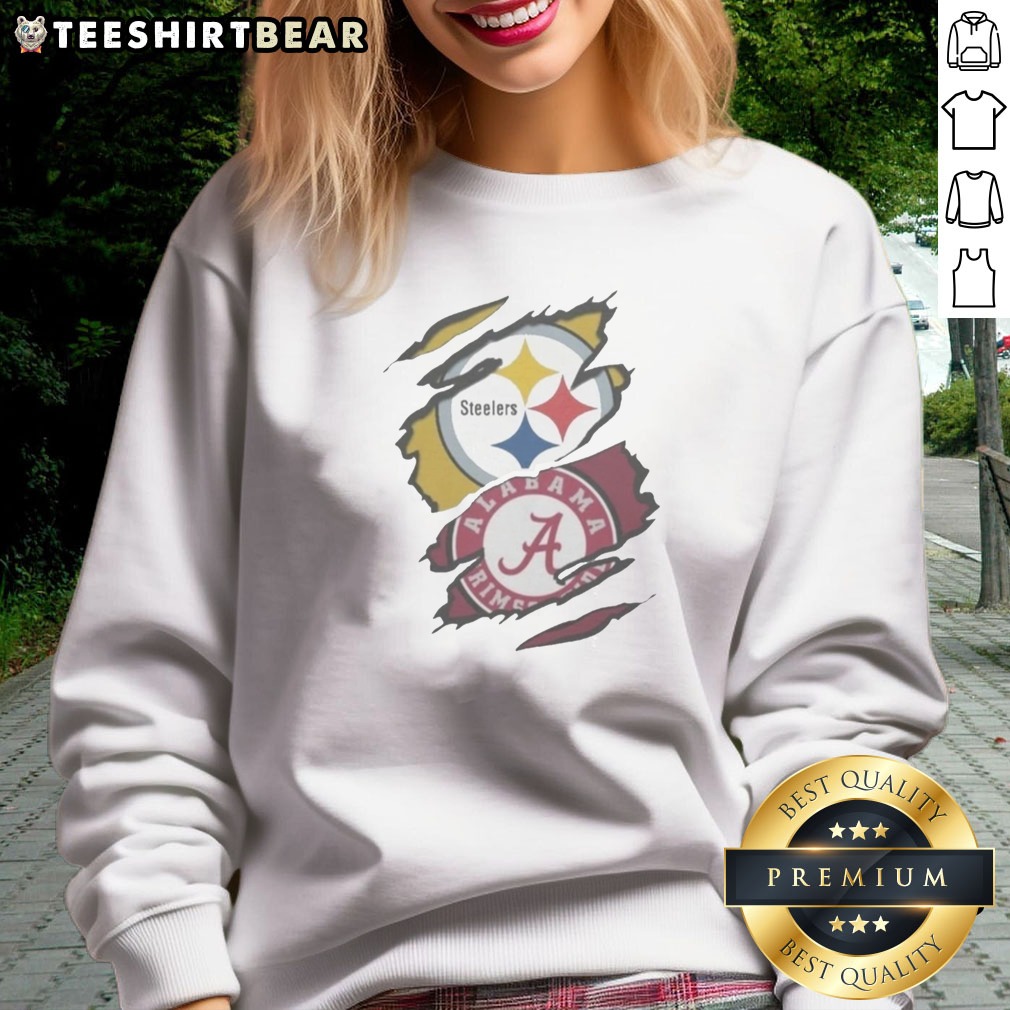 original-pittsburgh-steelers-alabama-crimson-tide-dual-team-logo-design-sweatshirt Original Pittsburgh Steelers Alabama Crimson Tide Dual Team Logo Design Sweatshirt in vibrant colors