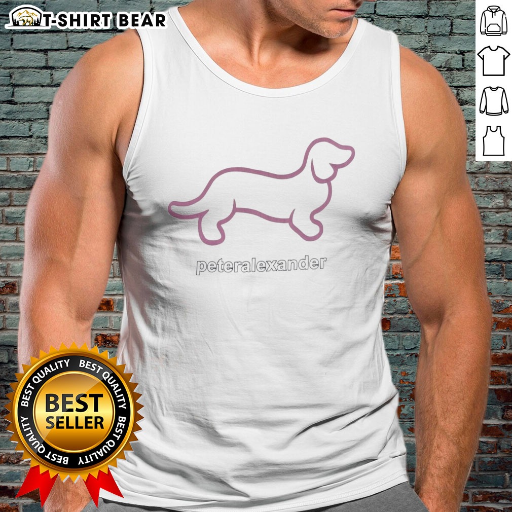 Original Sarocha Chankimha Peter Alexander Dachshund Tank Top Original Sarocha Chankimha Peter Alexander Dachshund Tank top featuring a playful dachshund design