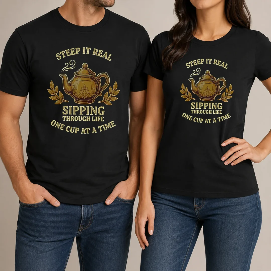 original-steep-it-real-sipping-through-life-one-cup-at-a-time-teapot-t-shirt Original Steep It Real Sipping Through Life One Cup At A Time Teapot