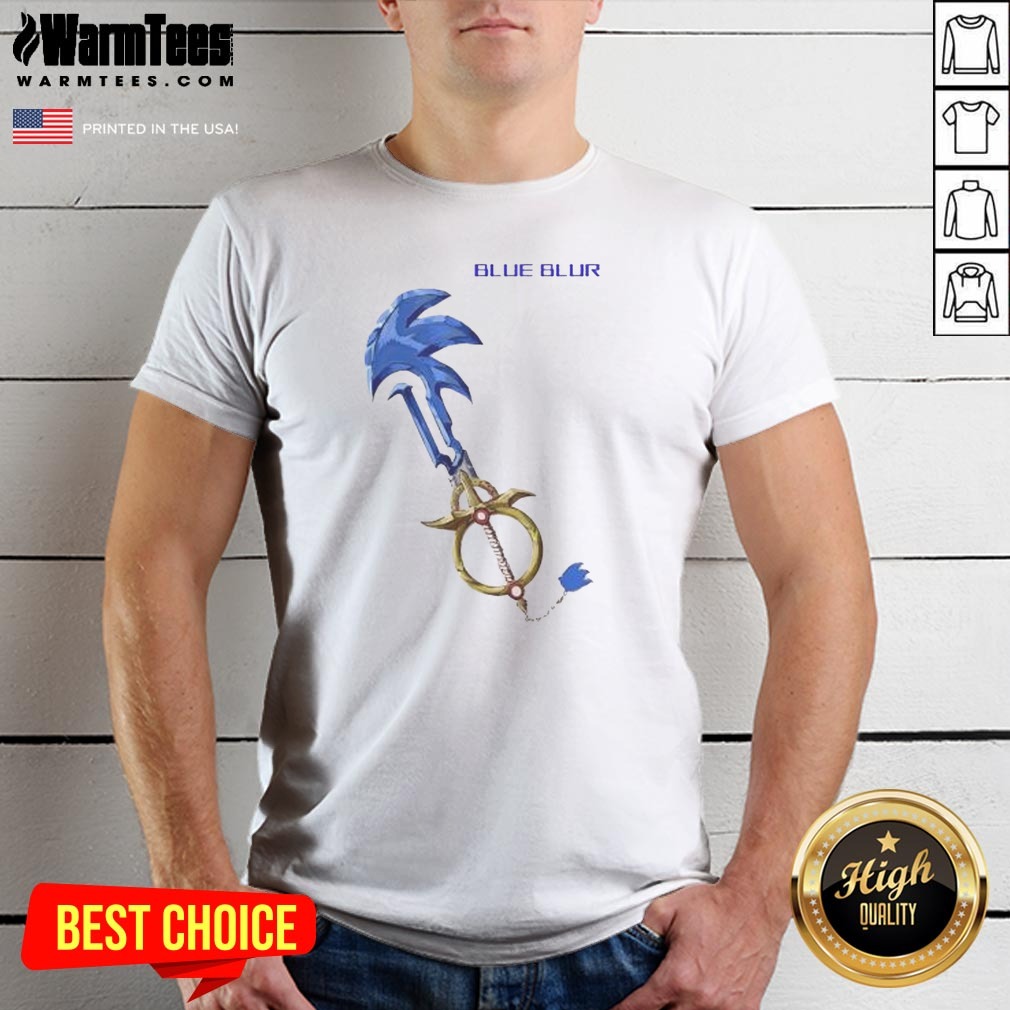 original-the-hedgehog-keyblade-blue-blur-design-shirt Original The Hedgehog Keyblade Blue Blur Design