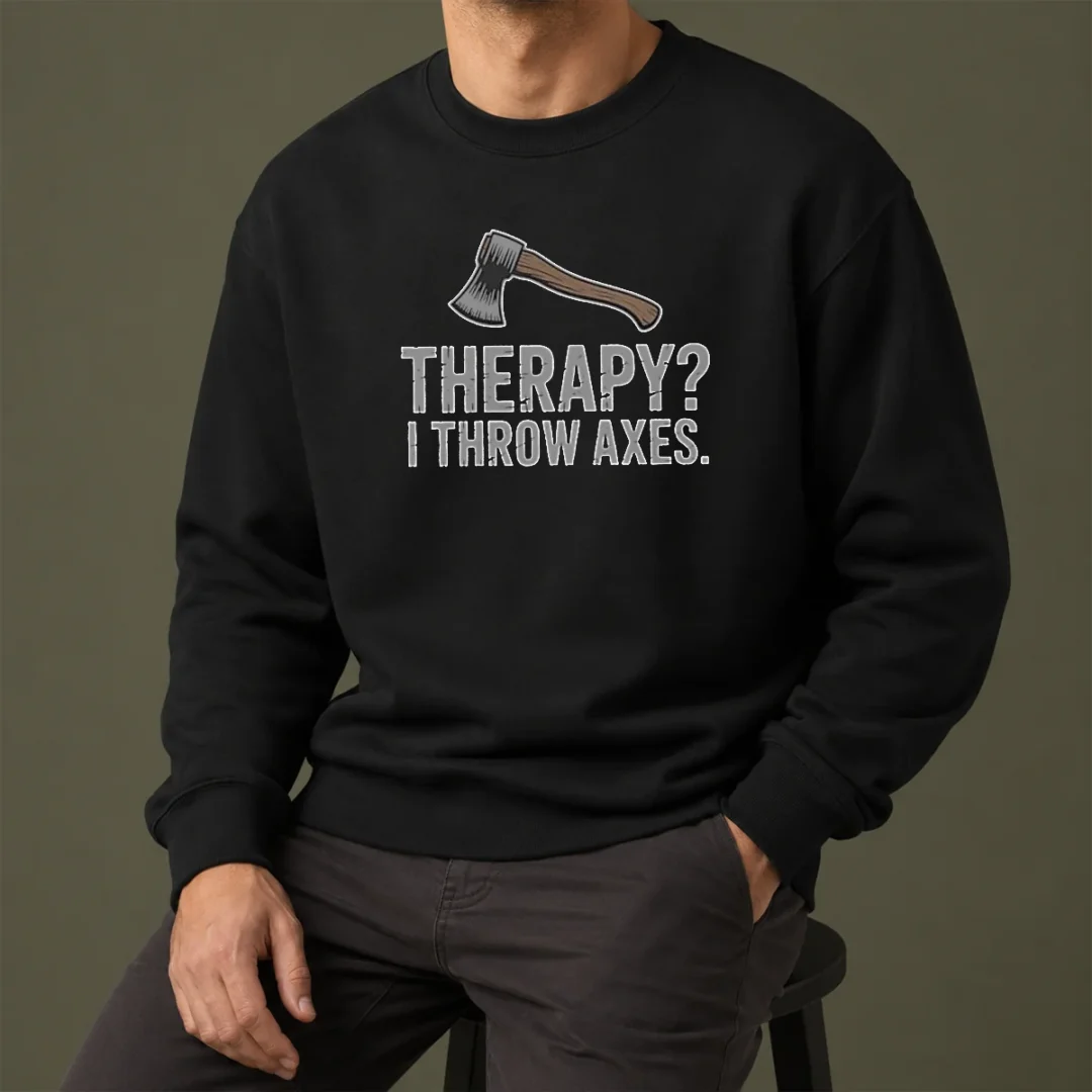 original-therapy-i-throw-axes-axe-sweater Original Therapy I Throw Axes Axe Sweater