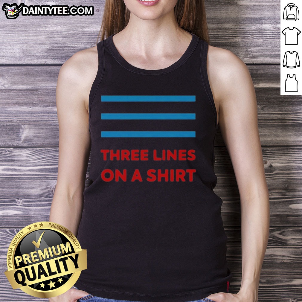 original-three-parallel-horizontal-blue-lines-three-lines-on-a-tank-top Original Three Parallel Horizontal Blue Lines Three Lines On A Tank top showcasing a unique design.