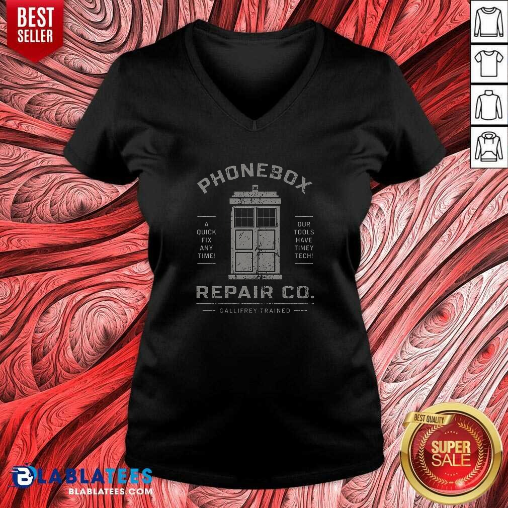 original-top-phonebox-repair-co-gallifrey-trained-v-neck-shirt-v-neck-optimized Original Top Phonebox Repair Co Gallifrey Trained V-Neck Shirt