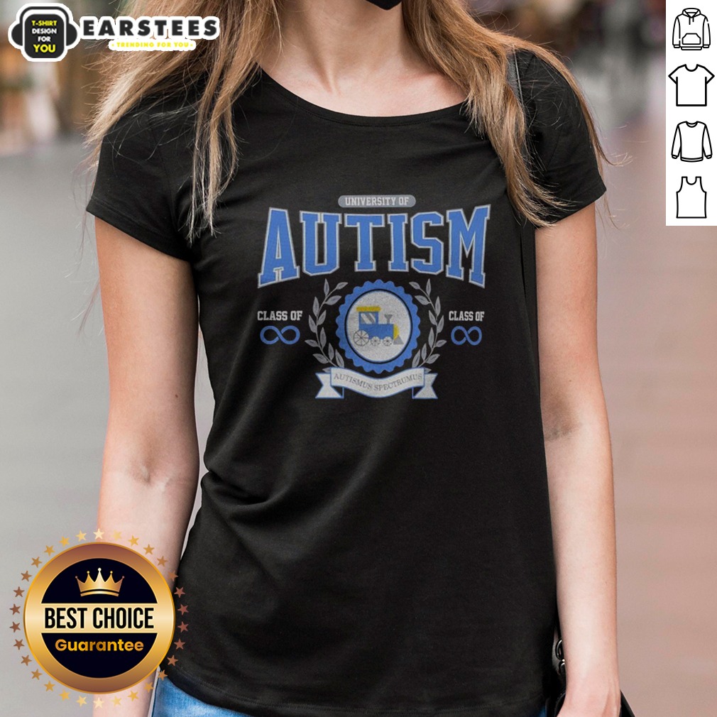 original-university-of-autism-train-infinity-symbol-class-of-autismus-spectrumus-ladies-shirt Original University Of Autism Train Infinity Symbol Class Of Autismus Spectrumus Ladies Shirt in soft cotton fabric