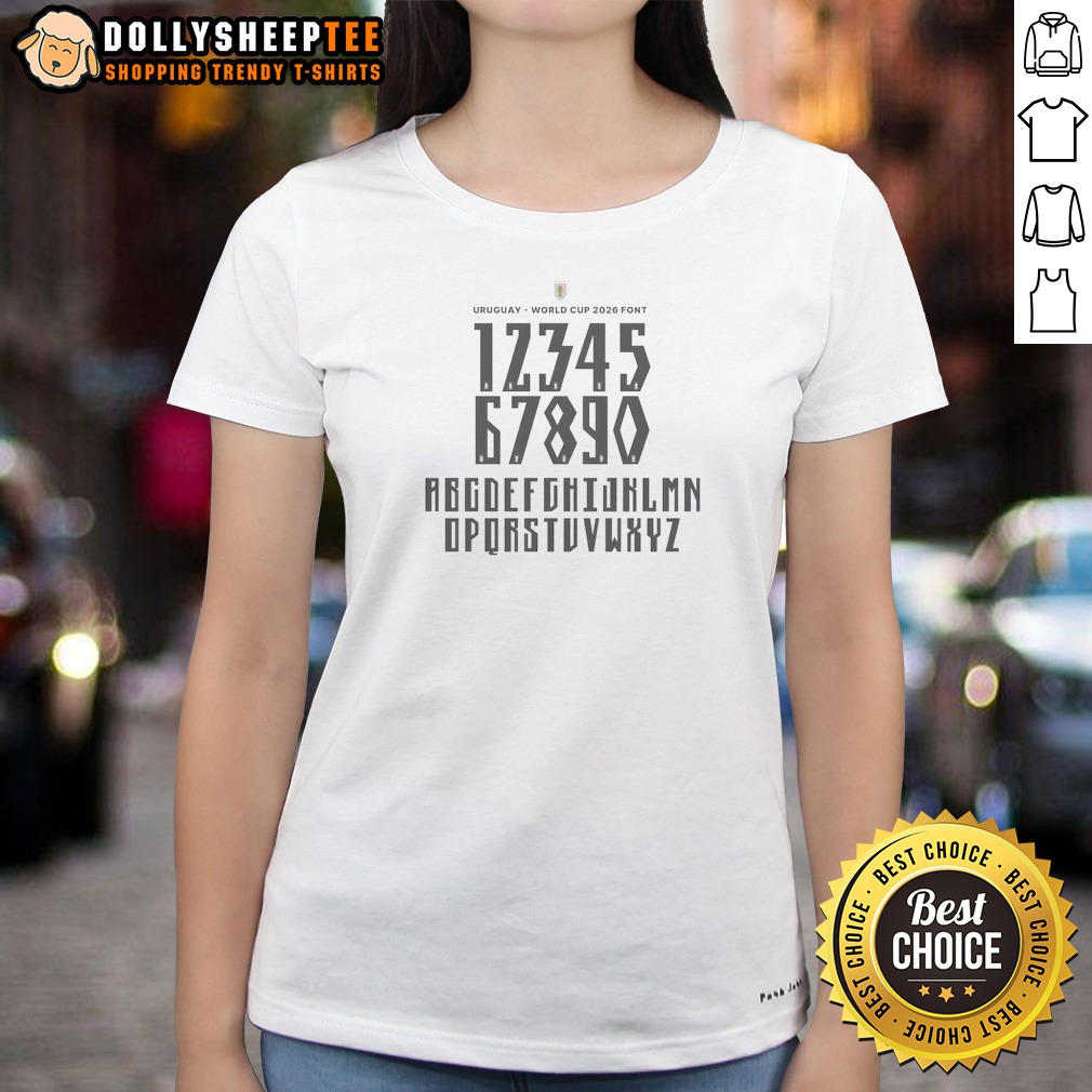 Original Uruguay World Cup 2026 Font Alphabet Numbers Letters Custom Jersey Sports Ladies Shirt Original Uruguay World Cup 2026 Font Alphabet Numbers Letters Custom Jersey Sports Ladies Shirt