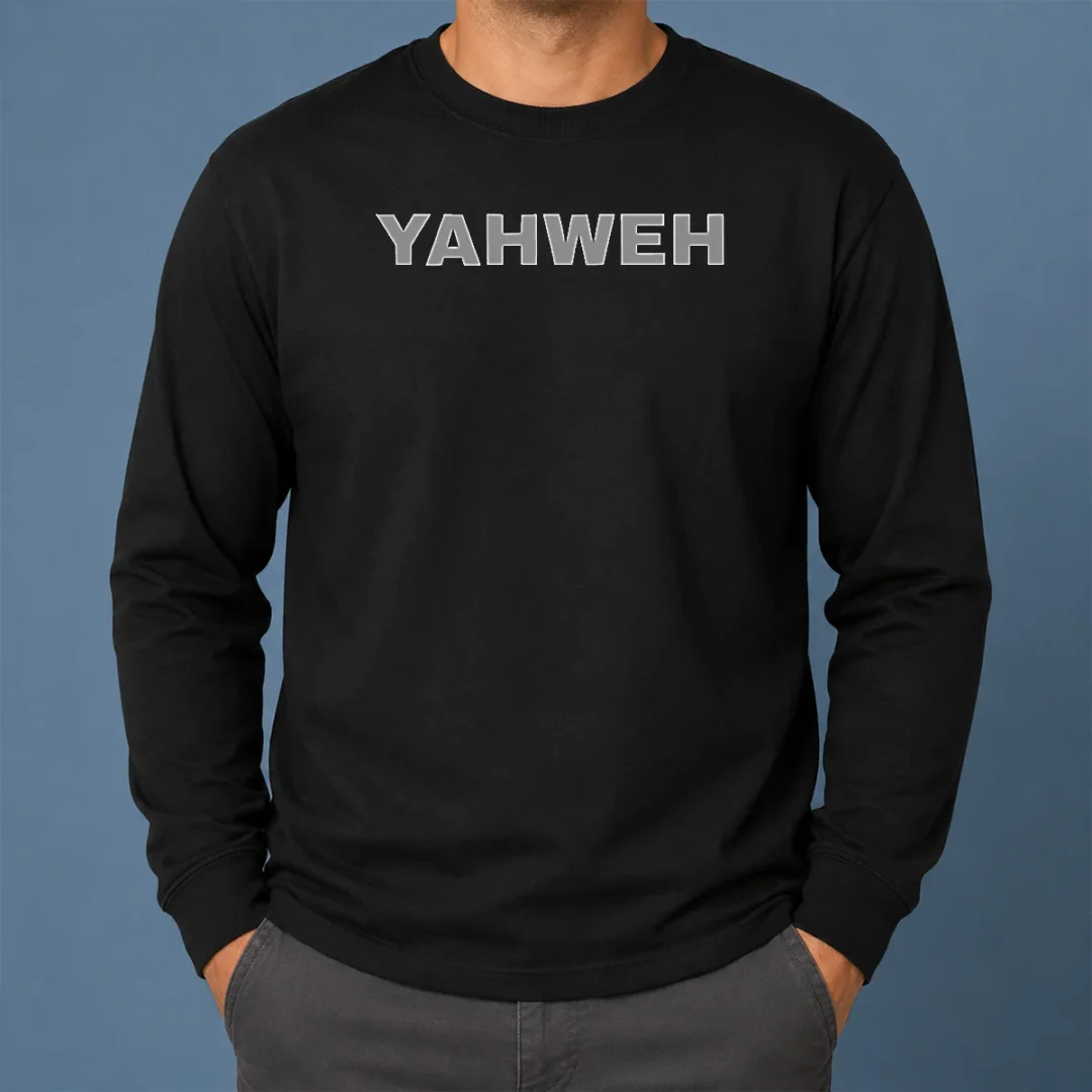 Original Yahweh Minimalist Logo Long Sleeve Shirt Original Yahweh Minimalist Logo Long Sleeve Shirt