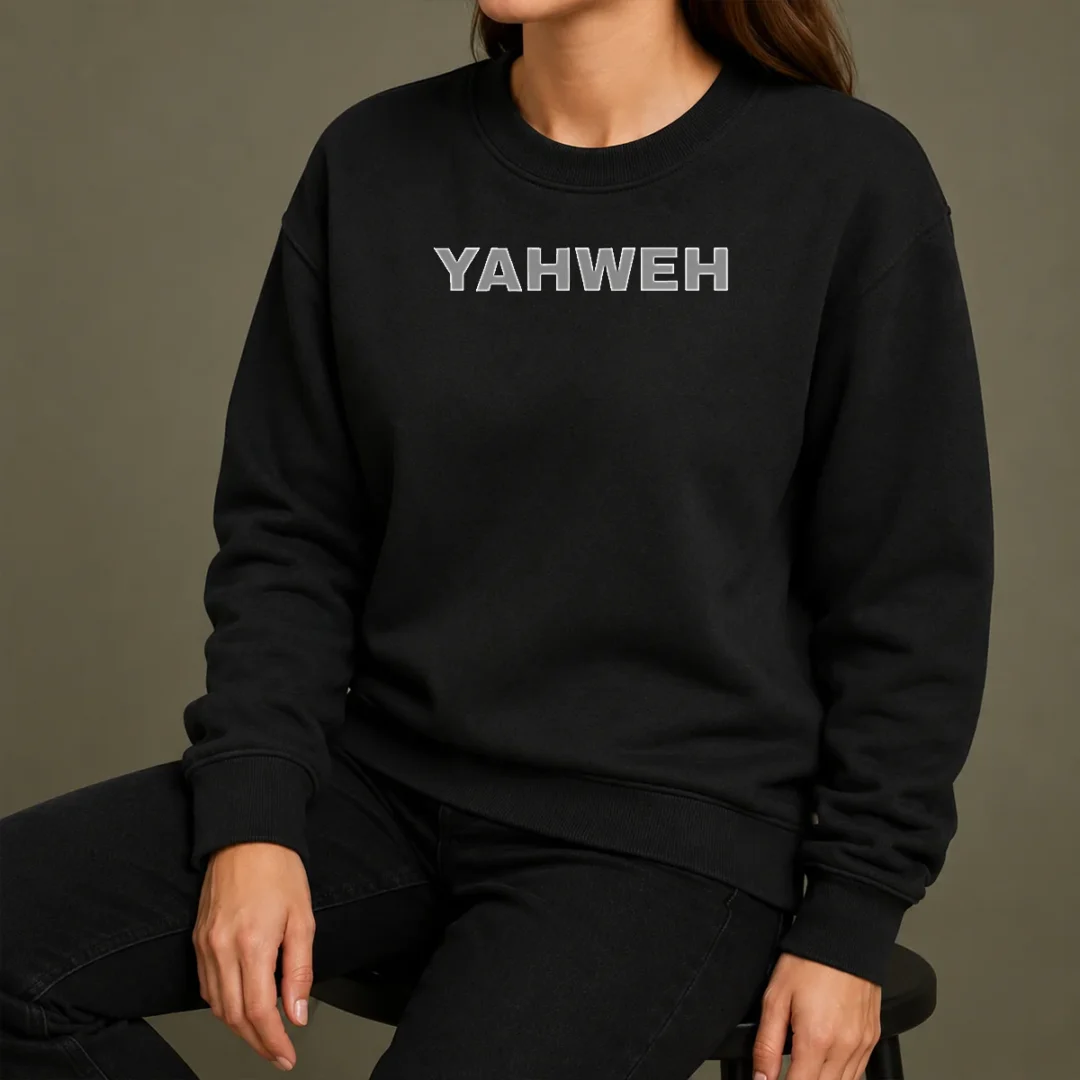 Original Yahweh Minimalist Logo Sweater Original Yahweh Minimalist Logo Sweater in soft fabric with a clean, minimalist logo design on front