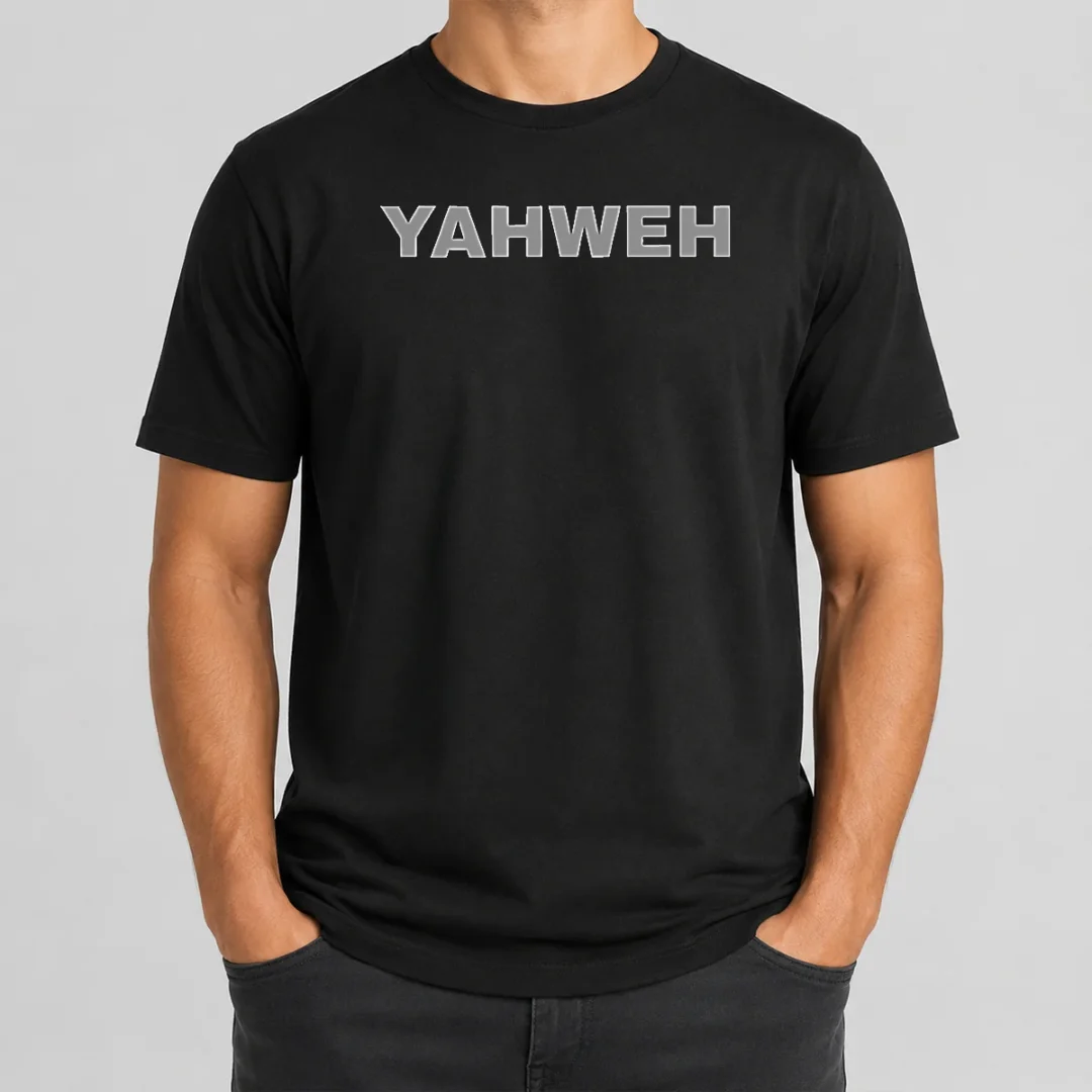 Original Yahweh Minimalist Logo t shirt Original Yahweh Minimalist Logo