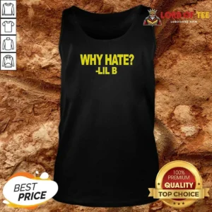 Hot Basedworld Lil B Why Hate Based God Rap Tank Top