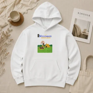 Original Snoopy Charlie Brown It'S Midsommar Charlie Brown Parody Hoodie