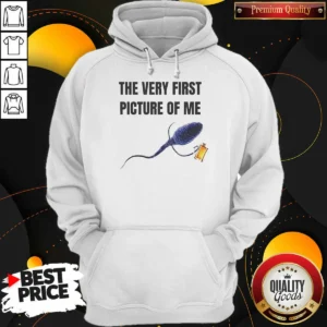 Official The Very First Picture Of Me Sperm With Beer Mug Hoodie