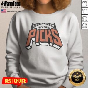 Original New York Knicks F Them Picks sweatshirt featuring bold graphic design and comfortable fit.