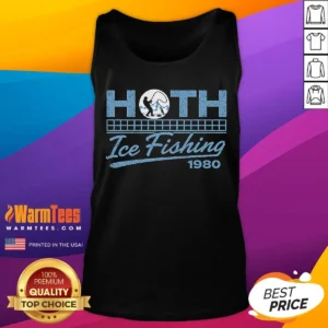 Pretty Old School Cold Wilderness ICE Fishing Tank Top