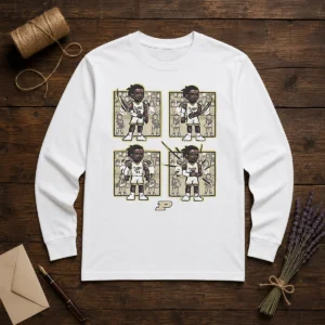 Top Basketball Purdue The Lance Dance Lance Jones Long Sleeve Shirt
