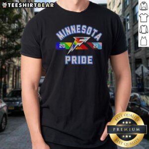 Premium Minnesota Frost PWHL Pride Month Shirt displayed on a neutral background, showcasing vibrant colors.