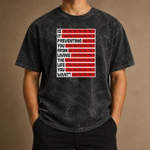 Good Tyler Spangler Is It Preventing You From Living The Life 6 You Want Washed T-Shirt