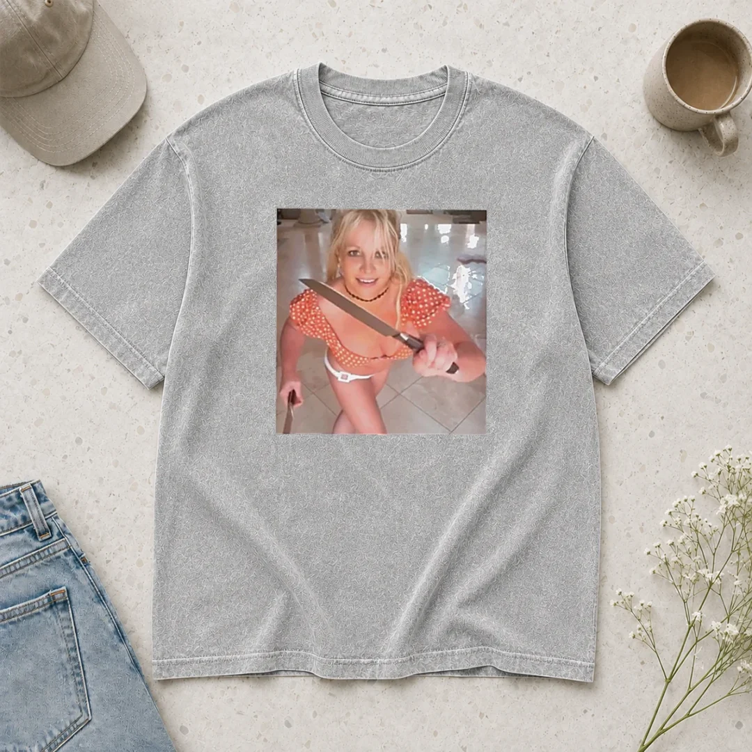 premium-britney-spears-butcher-baby-knife-dance-washed-t-shirt Premium Britney Spears Butcher Baby Knife Dance Washed T-Shirt