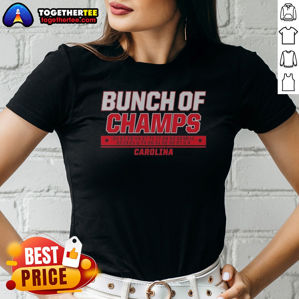 Premium Bunch Of Champs Carolina Ladies Shirt Premium Bunch Of Champs Carolina Ladies Shirt