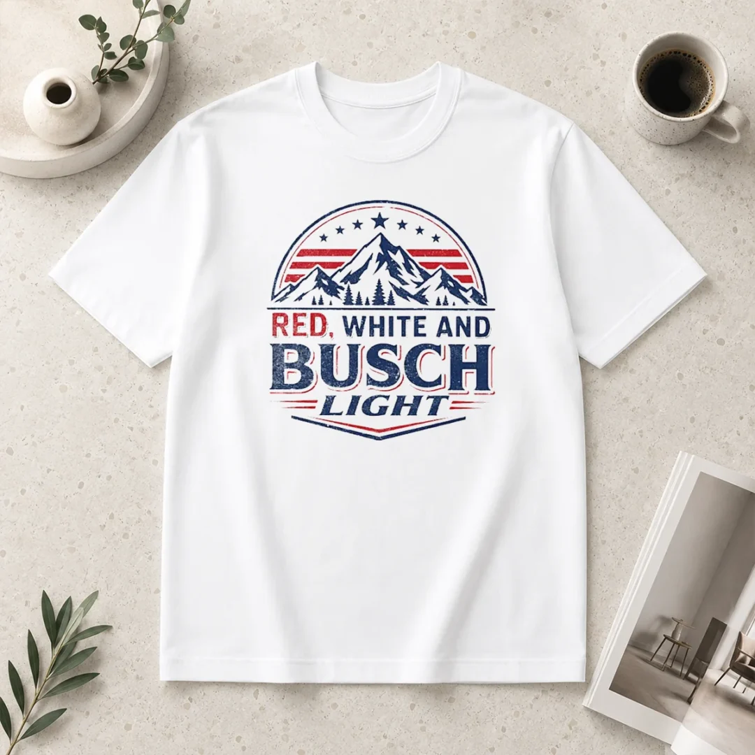 premium-busch-light-mountain-apparel-red-white-and-busch-light-250-usa-4th-of-july-t-shirt Premium Busch Light Mountain Apparel Red White And Busch Light 250 USA 4th Of July