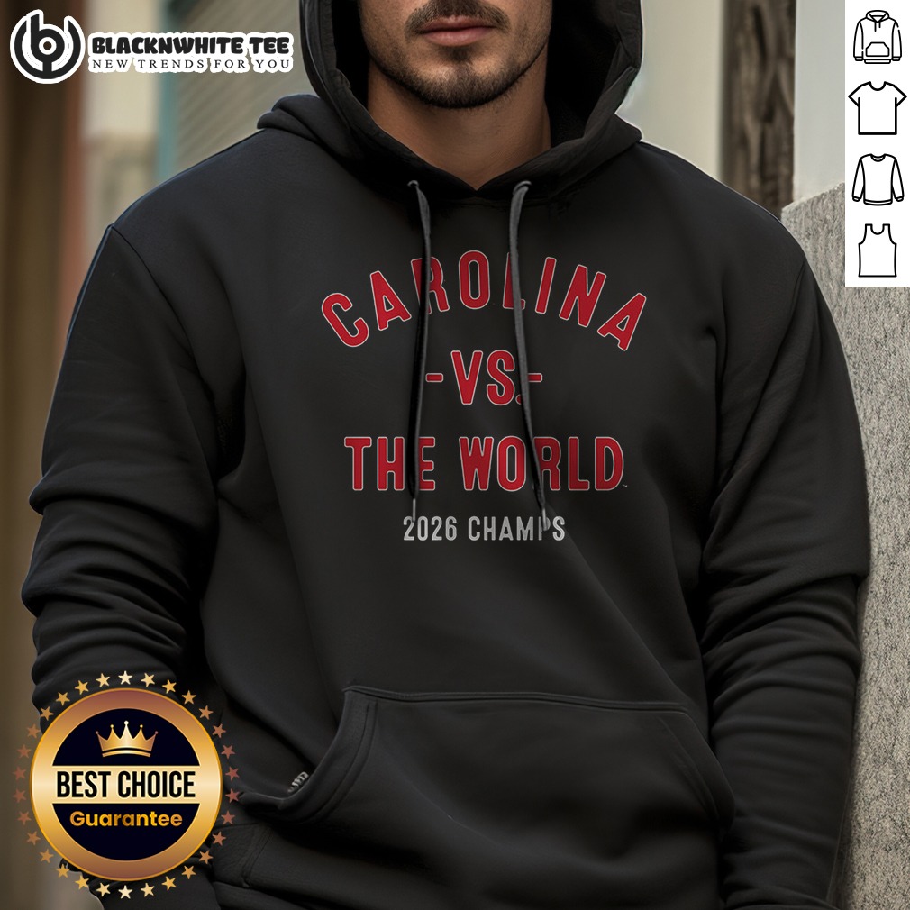 premium-carolina-hockey-vs-the-world-2026-champs-hoodie Premium Carolina Hockey Vs. The World 2026 Champs Hoodie
