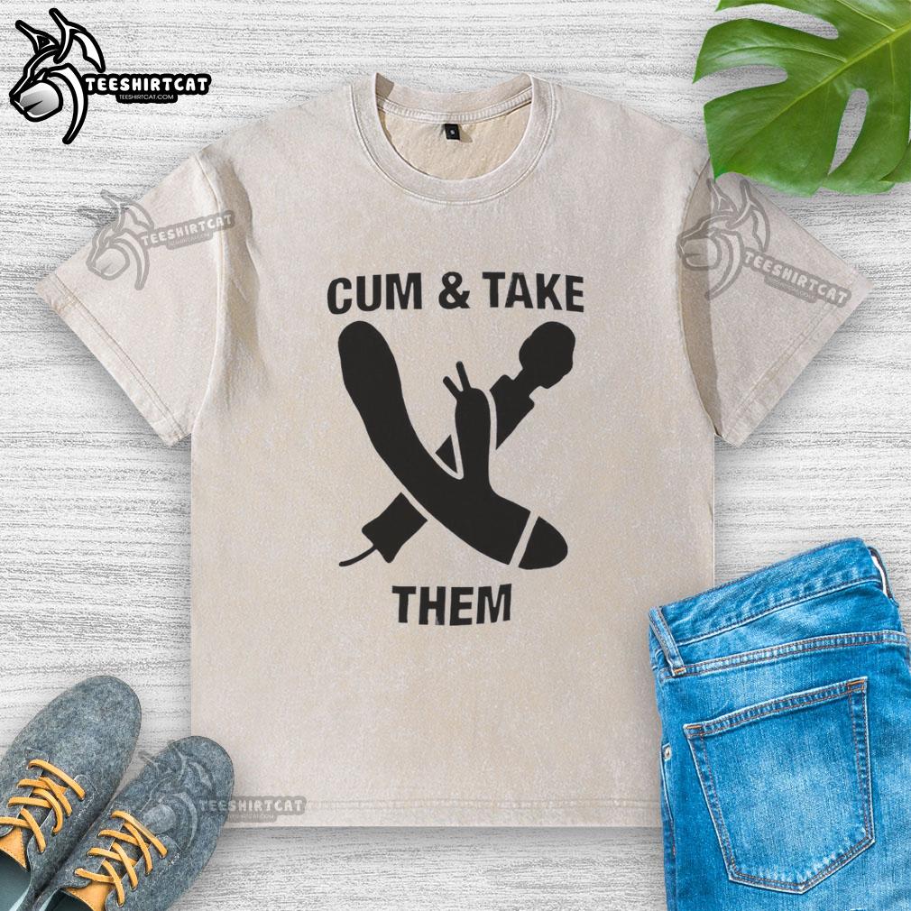 premium-cum-and-take-them-washed-t-shirt Premium Cum And Take Them Washed T-Shirt, featuring a stylish design and comfortable fit, perfect for casual wear.