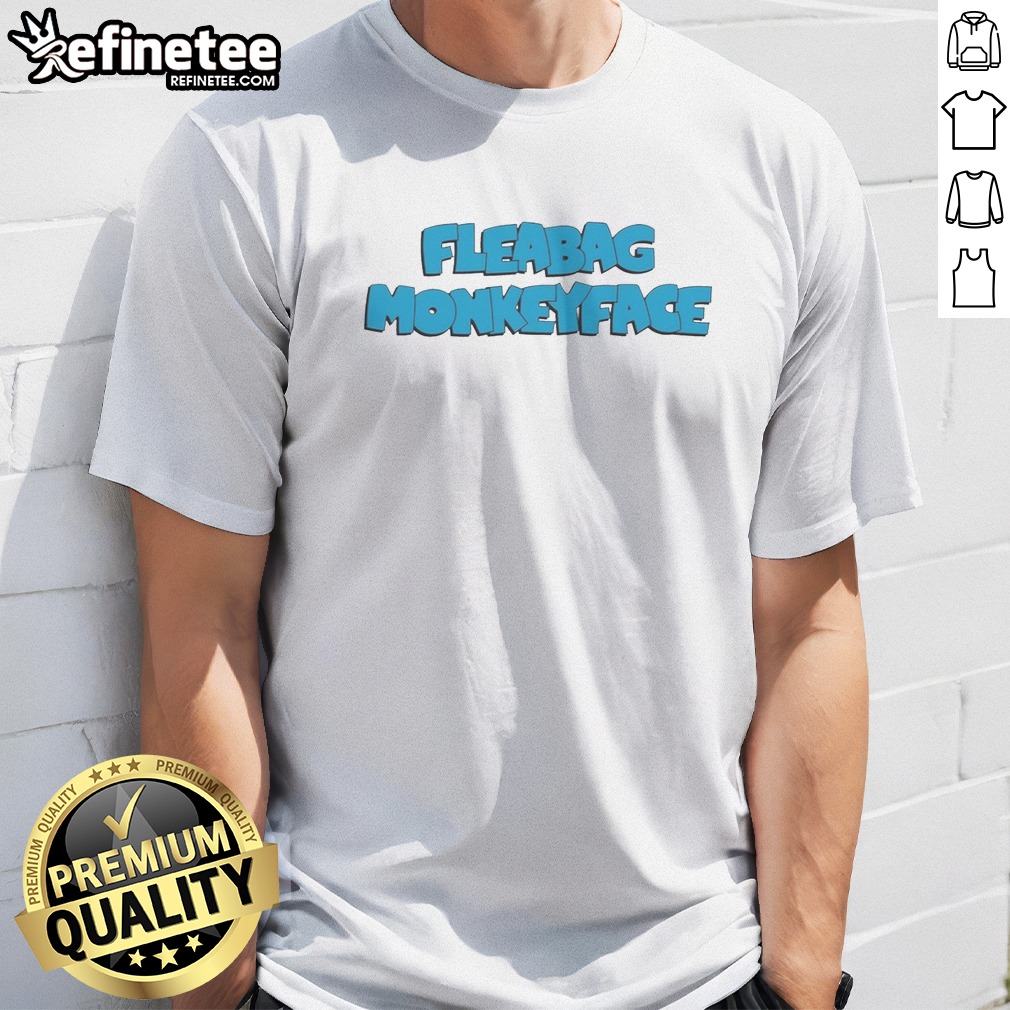 premium-fleabag-monkeyface-t-shirt-1 Premium Fleabag Monkeyface t shirt featuring a playful and unique graphic design.