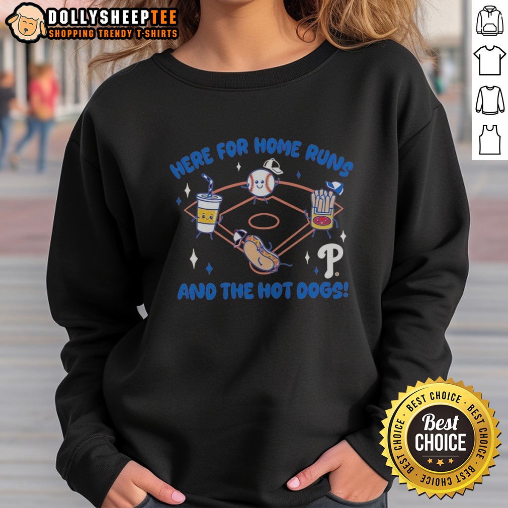 premium-here-for-home-runs-and-the-hot-dogs-philadelphia-phillies-mascot-food-mlb-sweatshirt-2 Premium Here For Home Runs And The Hot Dogs Philadelphia Phillies Mascot Food MLB Sweatshirt featuring a vibrant design