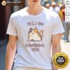 Premium I Am Ignoring You Shirt in dark grey, short sleeve crew neck casual tee