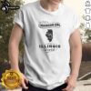 Premium Just A Michigan Girl In An Illinois World Shirt featuring bold text on a comfortable short sleeve tee