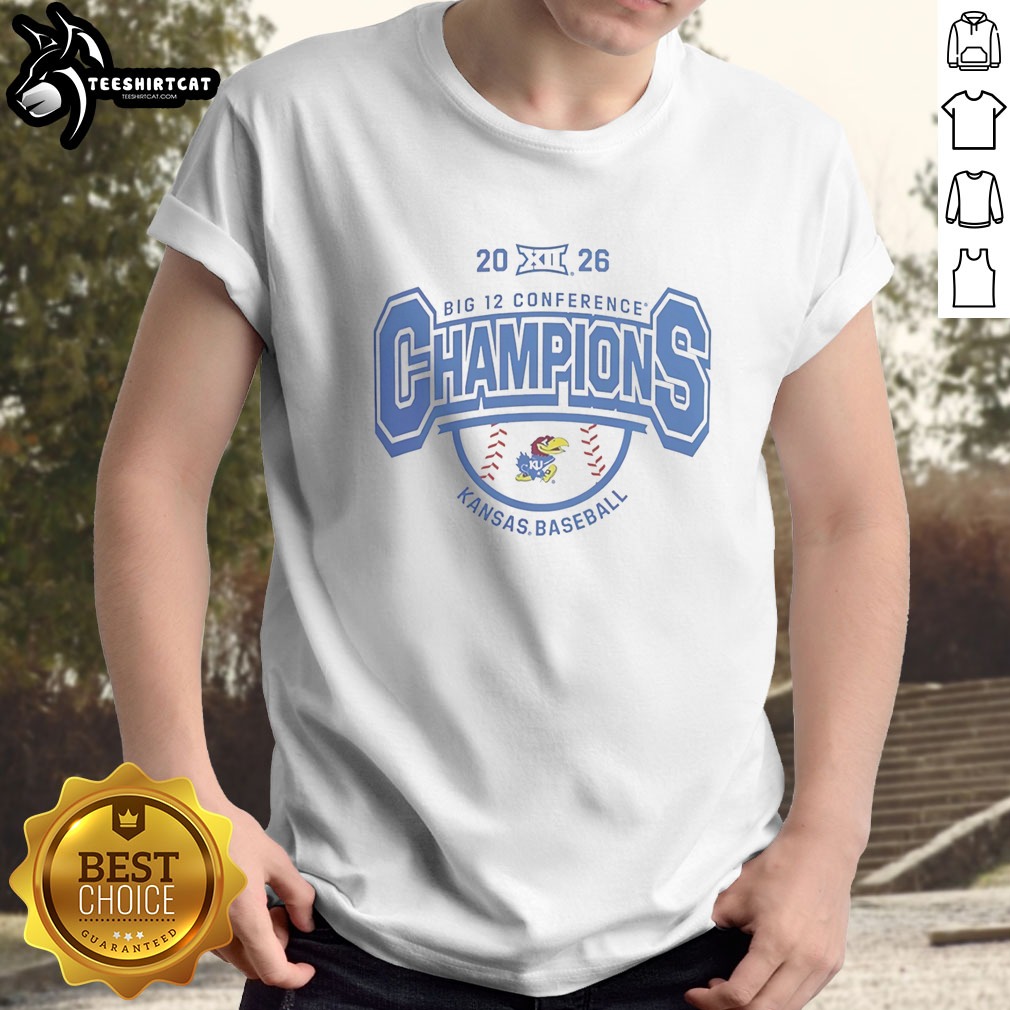 premium-kansas-jayhawks-baseball-big-12-conference-champions-20-xii-26-shirt Premium Kansas Jayhawks Baseball Big 12 Conference Champions 20 XII 26 Shirt displayed on a neutral background