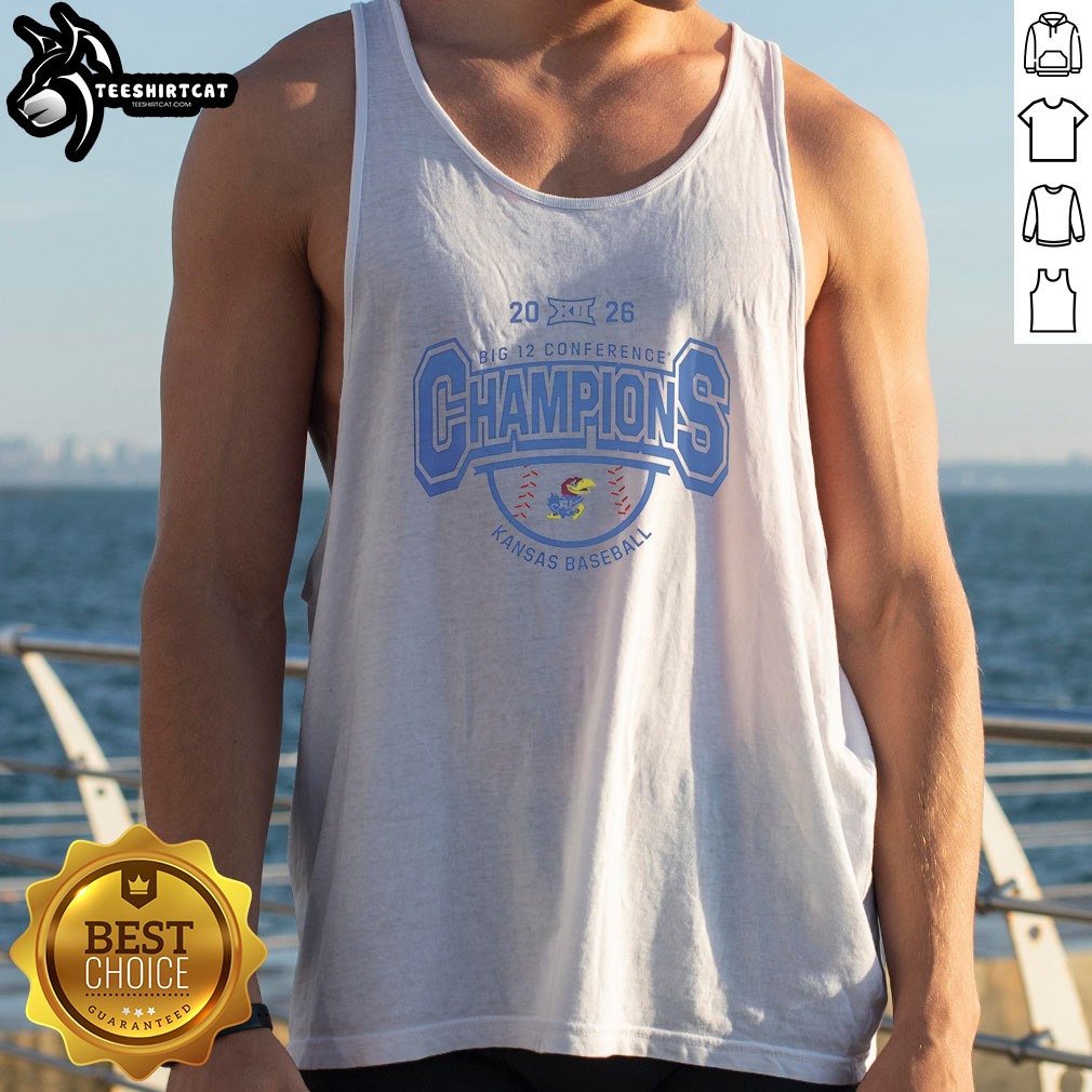 premium-kansas-jayhawks-baseball-big-12-conference-champions-20-xii-26-tank-top Premium Kansas Jayhawks Baseball Big 12 Conference Champions 20 XII 26 Tank Top showcasing team pride.