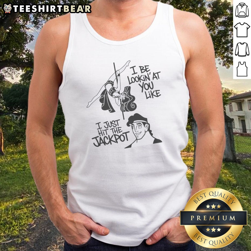 premium-megara-and-hercules-i-be-lookin-at-you-like-i-just-hit-the-jackpot-tank-top Premium Megara And Hercules I Be Lookin'At You Like I Just Hit The Jackpot Tank top featuring vibrant graphics
