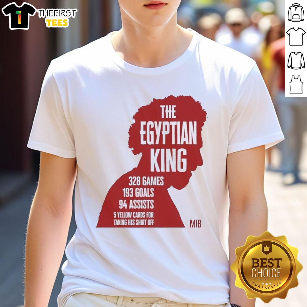 premium-mohamed-salah-liverpool-the-egyptian-king-silhouette-328-games-193-goals-94-assists-t-shirt-1 Alt Text: Premium Mohamed Salah Liverpool T-Shirt featuring 'The Egyptian King' silhouette, stats: 328 games, 193 goals, 94 assists.