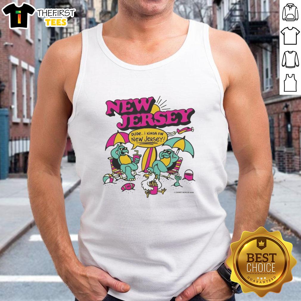 premium-new-jersey-dude-i-kinda-fw-cartoon-characters-tank-top Premium New Jersey Dude tank top featuring fun cartoon characters in a vibrant design for casual summer wear.