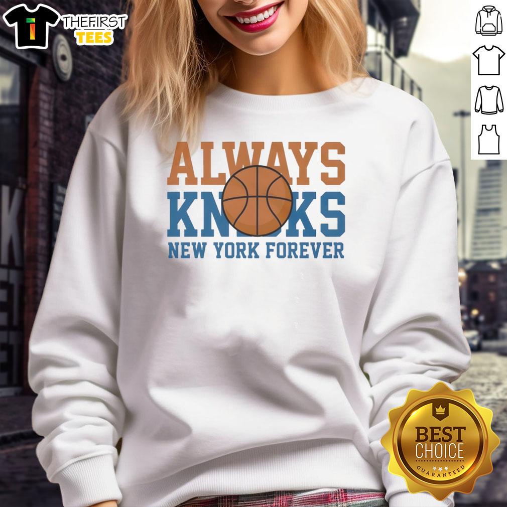 premium-new-york-forever-always-basketball-inspired-sweatshirt Alt Text: Premium New York Forever Always basketball-inspired sweatshirt featuring a stylish design and comfortable fit.