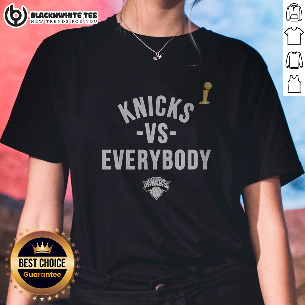 premium-new-york-knicks-nba-finals-2026-vs-everybody-ladies-shirt Premium New York Knicks NBA Finals 2026 Vs. Everybody Ladies Shirt featuring bold Knicks logo on a comfortable fitted women's tee
