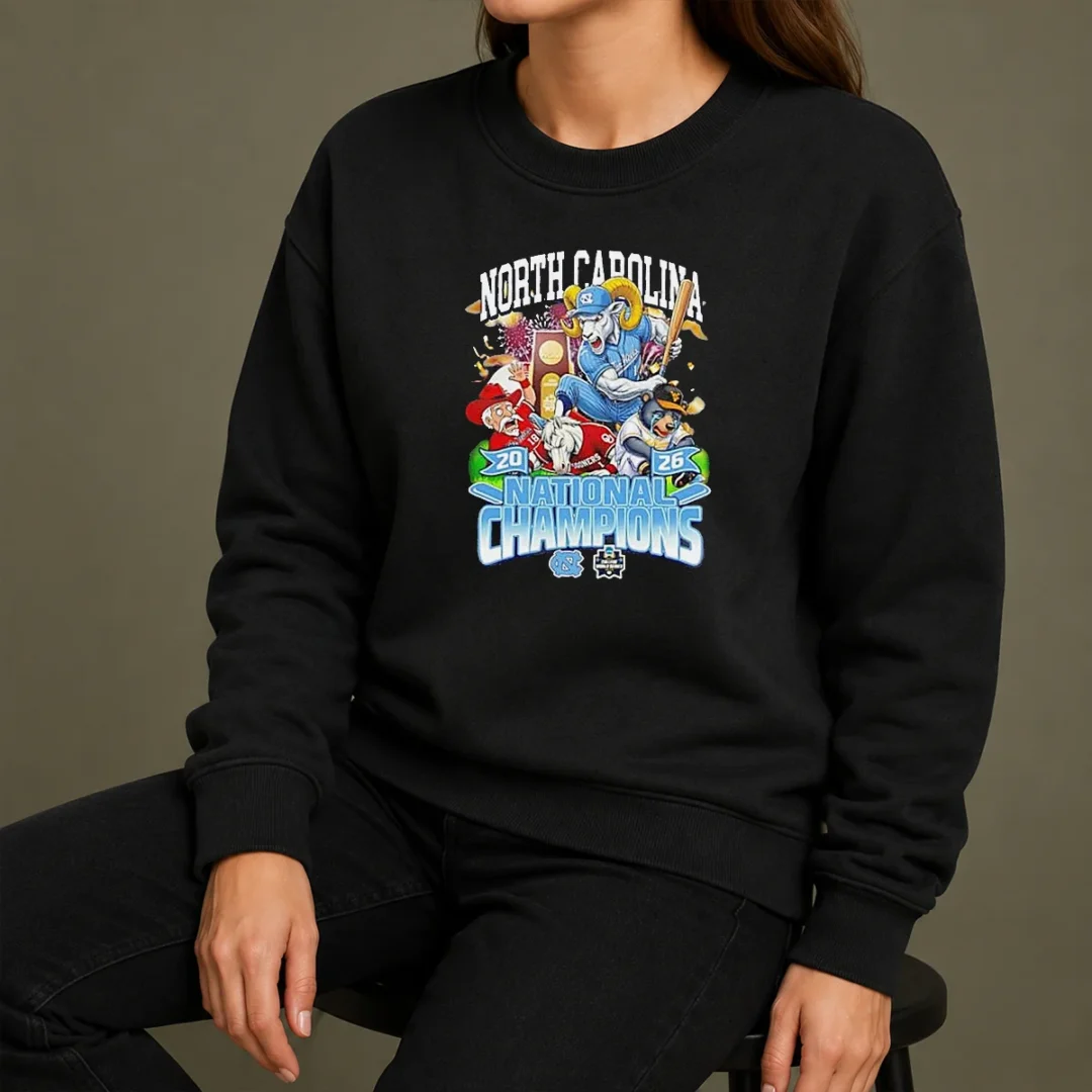 Premium North Carolina 20 26 National Champions Tar Heels Baseball Sweater Premium North Carolina 20 26 National Champions Tar Heels Baseball Sweater