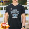 Premium North Carolina Tar Heels College World Series 2026 Omaha NCAA Championship Shirt displayed on a hanger