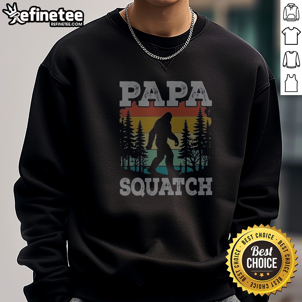 premium-papa-squatch-bigfoot-sweatshirt Premium Papa Squatch Bigfoot Sweatshirt
