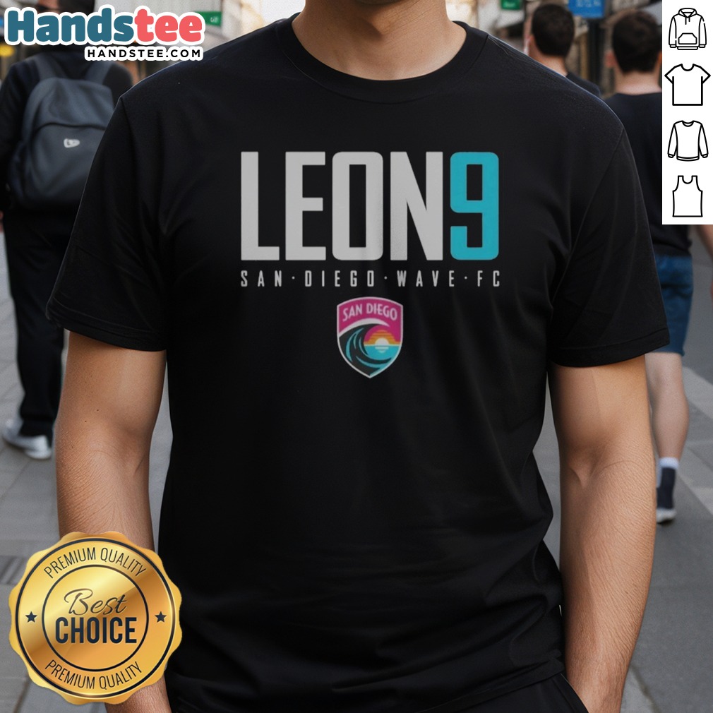 premium-san-diego-wave-fc-leon-9-san-diego-wave-fc-nwsl-player-name-jersey-shirt Premium San Diego Wave FC Leon 9 NWSL Player Name Jersey Shirt featuring vibrant team colors and player details
