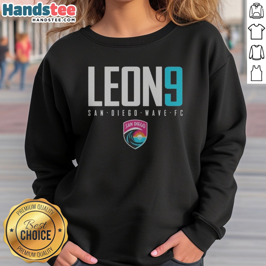 premium-san-diego-wave-fc-leon-9-san-diego-wave-fc-nwsl-player-name-jersey-sweatshirt Premium San Diego Wave FC Leon 9 San Diego Wave FC NWSL Player Name Jersey sweatshirt in vibrant colors