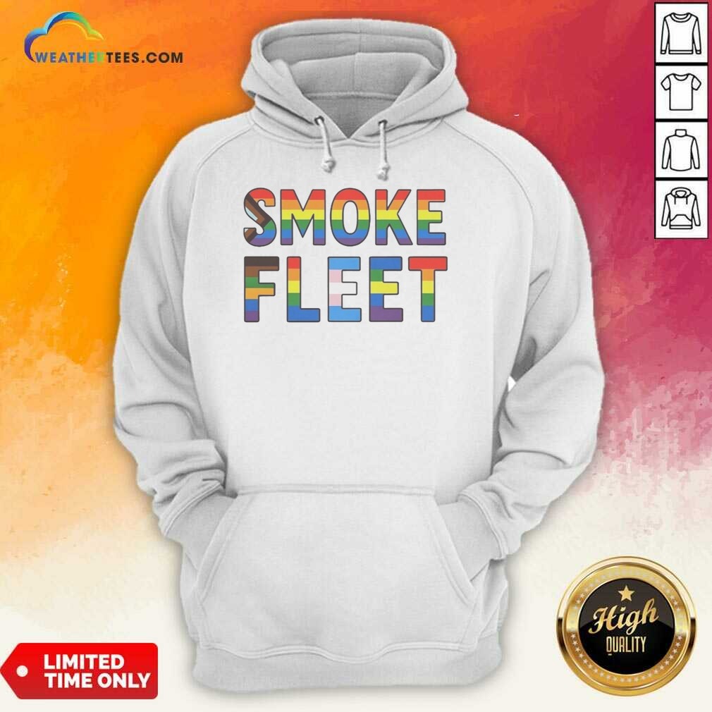 premium-smoke-fleet-happy-pride-month-hoodie-optimized Premium Smoke Fleet Happy Pride Month hoodie optimized for vibrant pride celebrations.