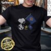 Premium Snoopy And Woodstock Holding New York Knicks Flags To Cheer t shirt featuring vibrant graphics and comfortable fit.