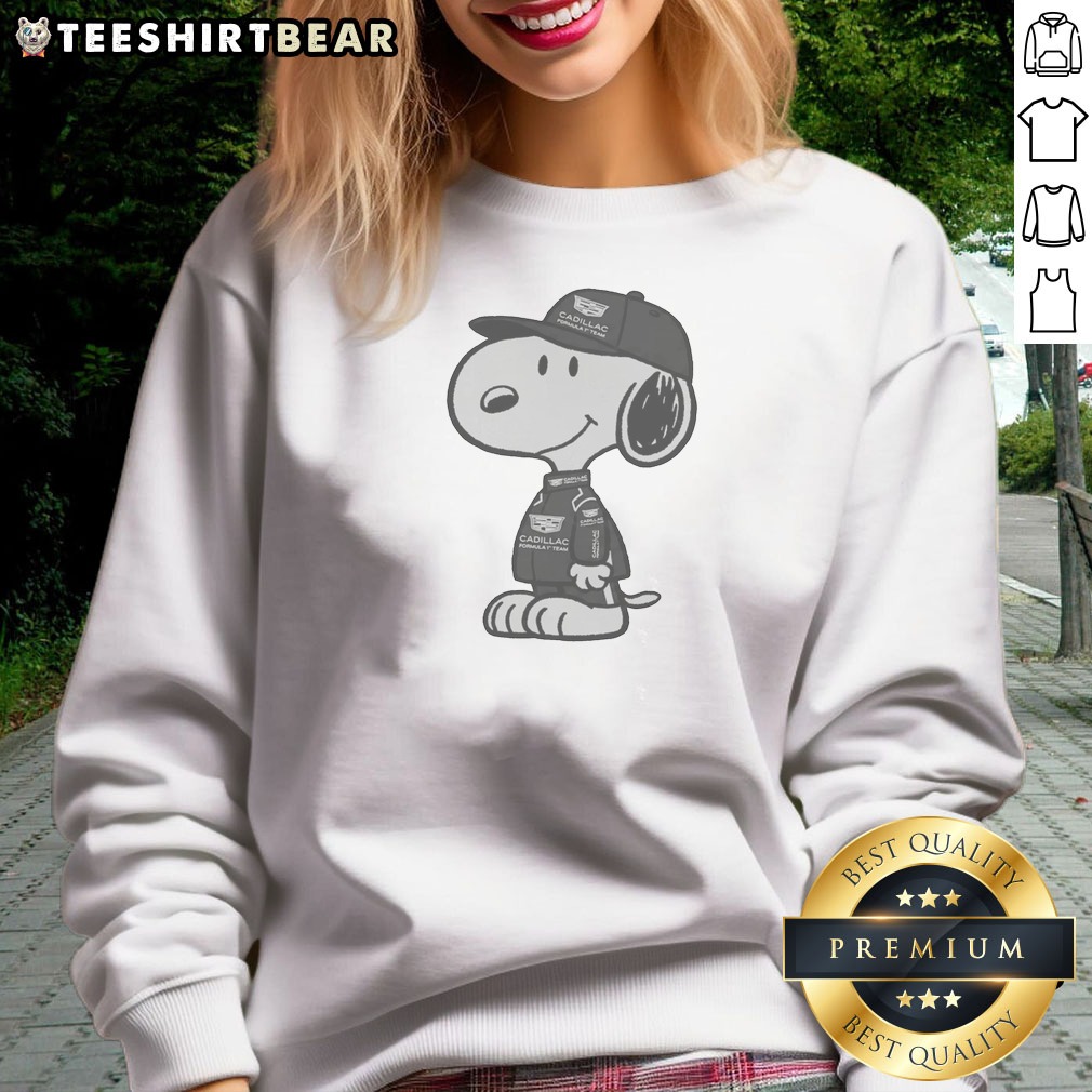 premium-snoopy-gadillac-formula-1-team-sweatshirt Premium Snoopy Gadillac Formula 1 Team Sweatshirt