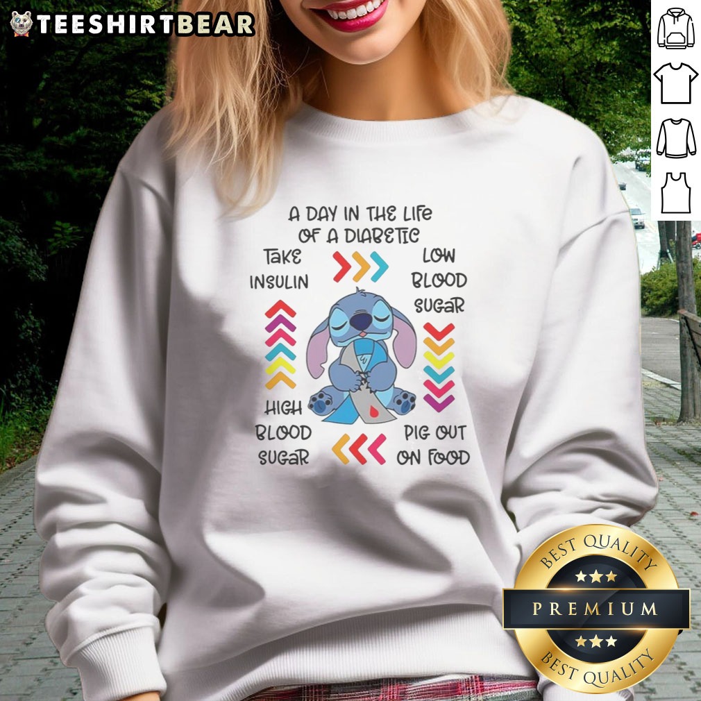 premium-stitch-lilo-diabetes-awareness-a-day-in-the-life-of-a-diabetic-take-insulin-low-blood-sugar-sweatshirt Premium Stitch Lilo Diabetes Awareness A Day In The Life Of A Diabetic Take Insulin Low Blood Sugar Sweatshirt mockup image showcasing its design.