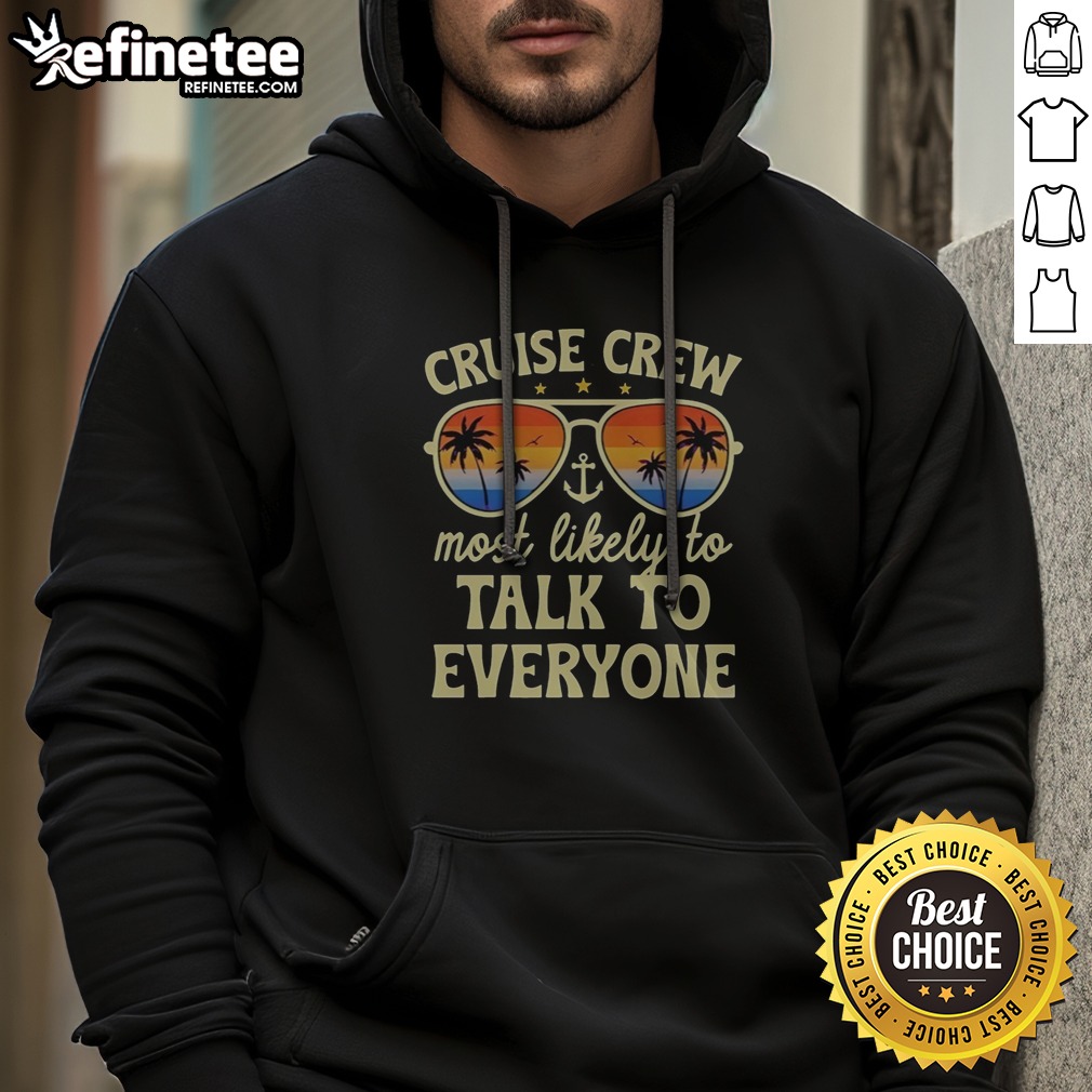 premium-summer-cruise-crew-most-likely-to-talk-to-everyone-retro-hoodie Premium Summer Cruise Crew Most Likely To Talk To Everyone Retro hoodie displayed in a vibrant setting.