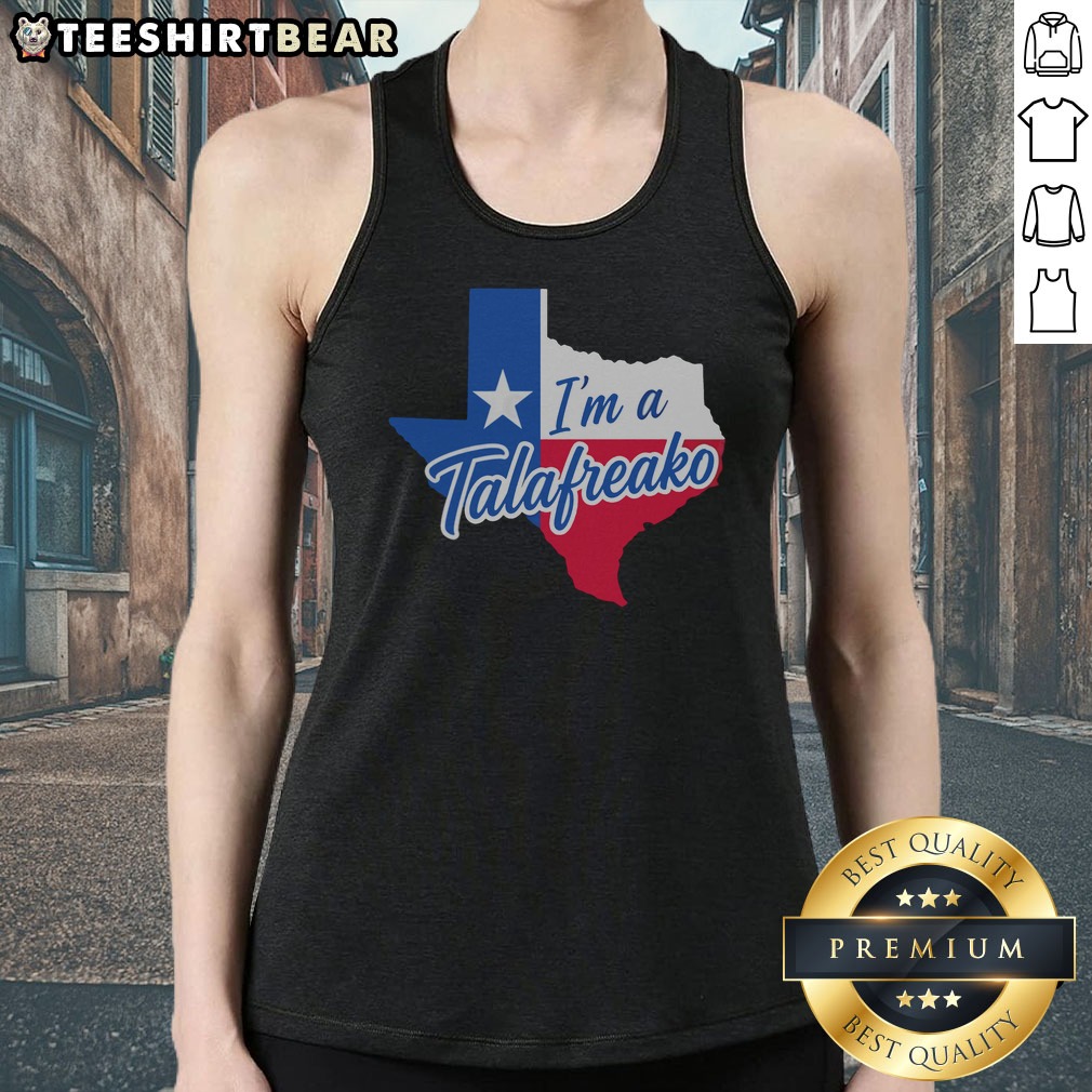 premium-texas-i-am-a-talafreako-map-tank-top Premium Texas I Am A Talafreako Map Tank top featuring a vibrant graphic design