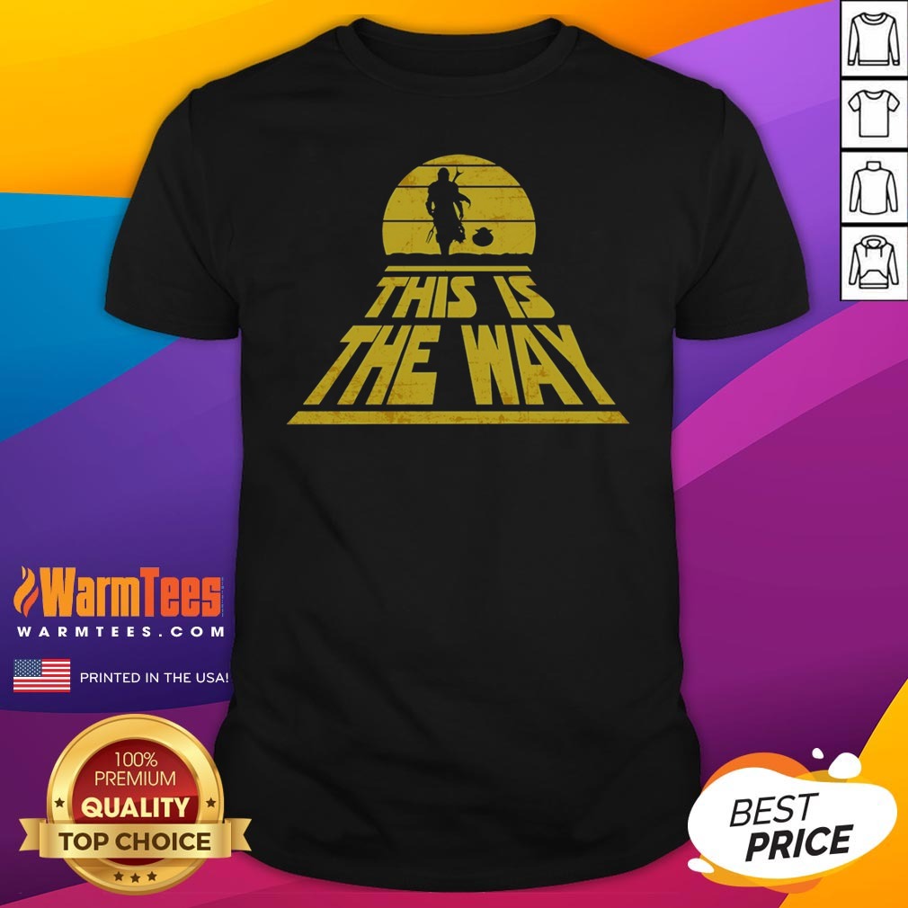 premium-the-mandalorian-and-grogu-star-wars-this-is-the-way-shirt Premium The Mandalorian And Grogu Star Wars This Is The Way shirt in black, featuring iconic characters from the series