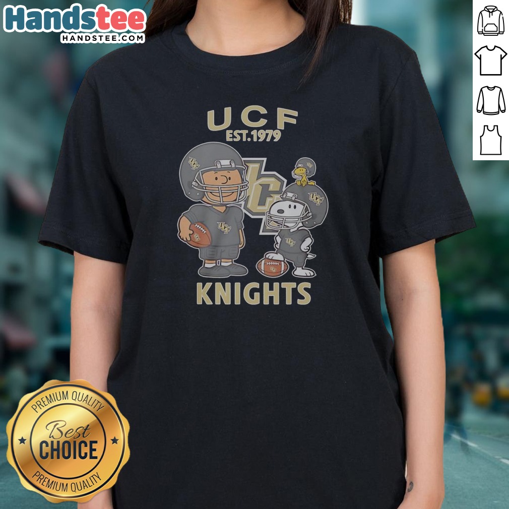 premium-the-peanuts-ucf-knights-football-est-1979-ladies-shirt Premium The Peanuts UCF Knights Football Est 1979 Ladies Shirt featuring classic collegiate football design on a comfortable women's fitted tee